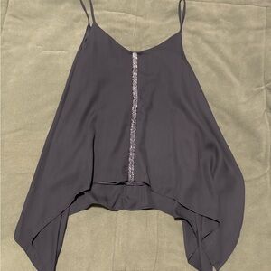 Emmelee for F.C. Black Camisole with Silver Accent